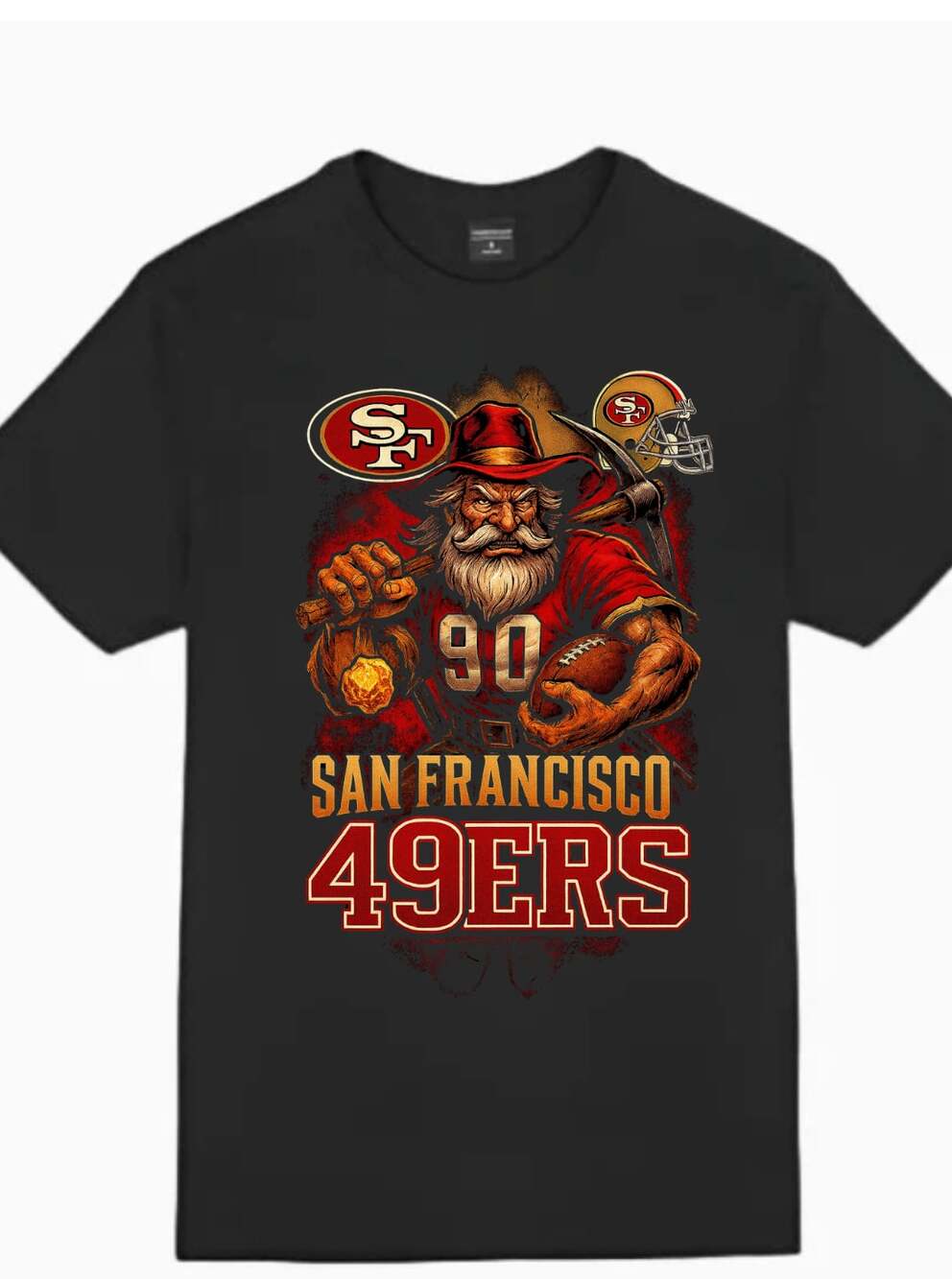 NFL San Francisco 49ers Mascot Sourdough Sam Graphic T-Shirt